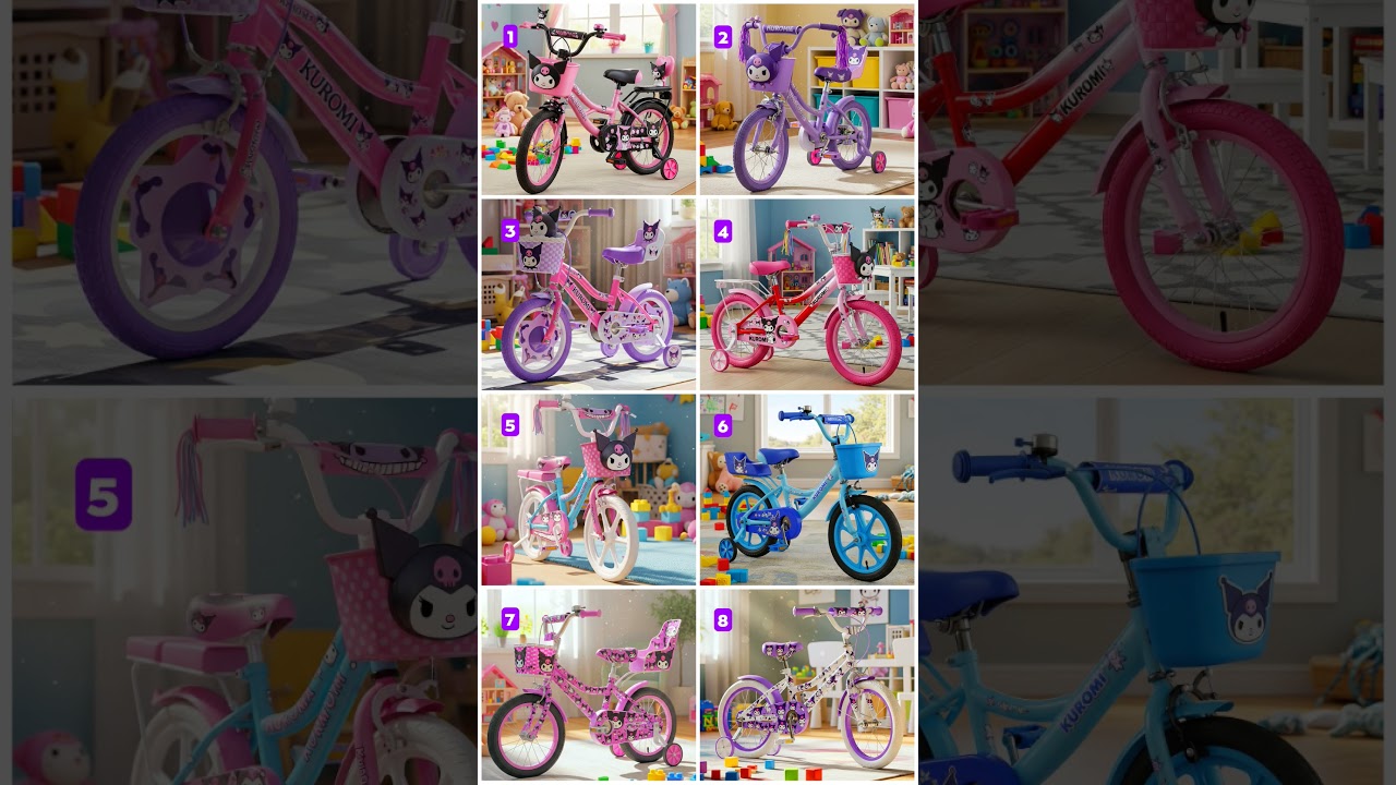 sepeda bagus kuromi 🤩🥳💕⚡💕🥳🤩🤩💜🩷💜💜🩷