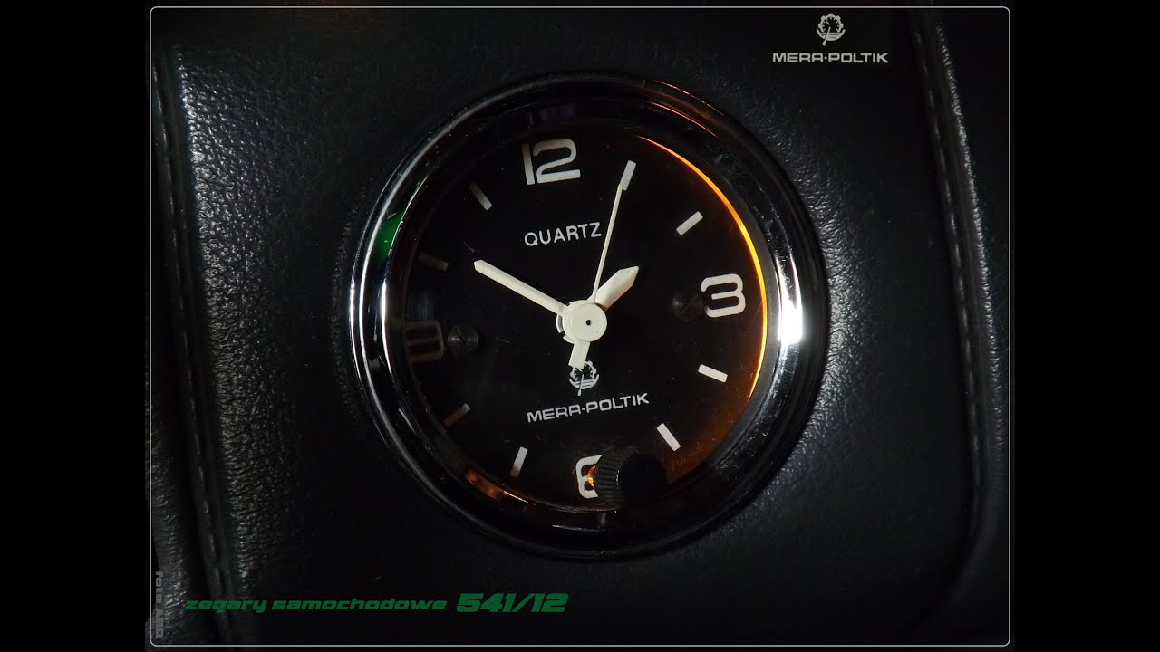 MERA POLTIK - kwarcowy zegar samochodowy 541/12