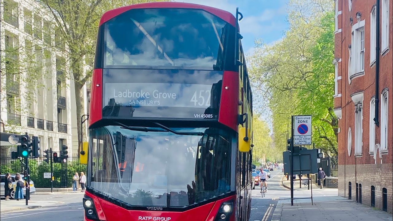 “452 to Ladbroke Grove, Sainsbury’s” announcement YouTube