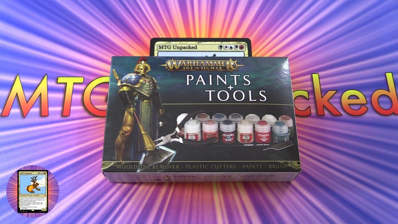 Warhammer Age of Sigmar – Paints and Tools Set 