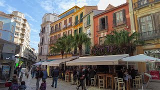 Málaga, Spain - Centro Historico - La Malagueta - Walk in 4K / Virtual Tour /