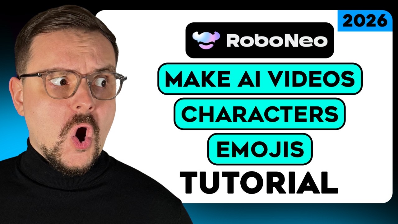 Учебное пособие по RoboNeo — 2026 | Как создавать вирусные видеоролики, эмодзи, персонажей и изоб...