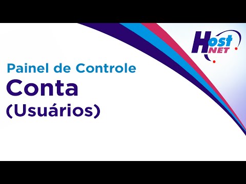 Conta (Usuários) - Painel de Controle Hostnet