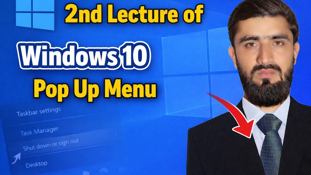 2nd Lecture of Windows 10 in Pashto