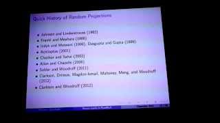 NIPS Randomized Algorithms - Michael Mahoney: Randomized Numerical Linear Algebra