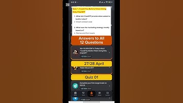 CEX.IO Quiz Answers Today - 27/28 April | Quiz 01 | 100% Correct! Claim Crypto Instantly! 🚀