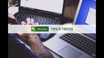 Micromine 2018 Tips & Tricks 47:  View Select Polygons