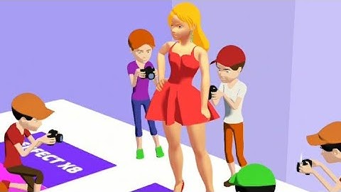 Shoe Race - All Levels Gameplay Android,ios (Levels 1-5 ) Walkthrough, girls fashion show game,