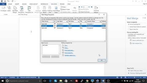 Word: insert fields such as date, merge fields or if fields