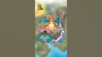 Ranking All 10 Fully Evolved Starter Trios from Worst to Best