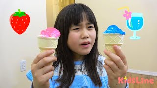 es krim mainan ice cream shop pretend play food toys アイスの味がしない⁉Do not taste?