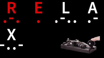 RELAX in Morse Code: From Slow to Fast with Light Signals!