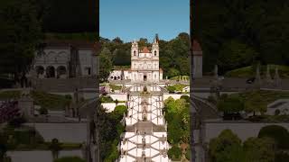 Sanctuary of Bom Jesus do Monte, Braga, Portugal #shorts #portugal #church #architecture