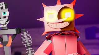 Minecraft FNAF Glamrock Eclipses Dark Secret! (Minecraft Roleplay)