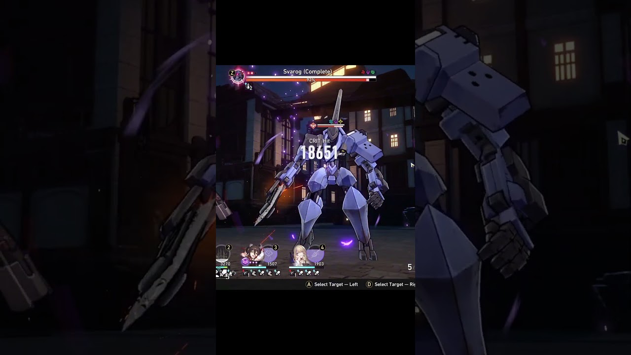 Clara and Svarog vs Svarog: The auto battle experience in Honkai Star Rail