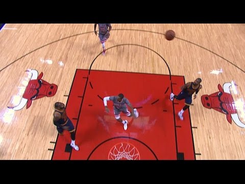 Kyrie and LeBron Connect on Fastbreak Alley-Oop | 12.02.16