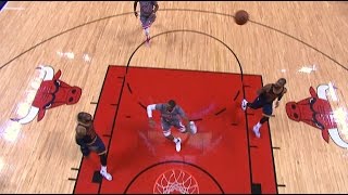 Kyrie and LeBron Connect on Fastbreak Alley-Oop | 12.02.16