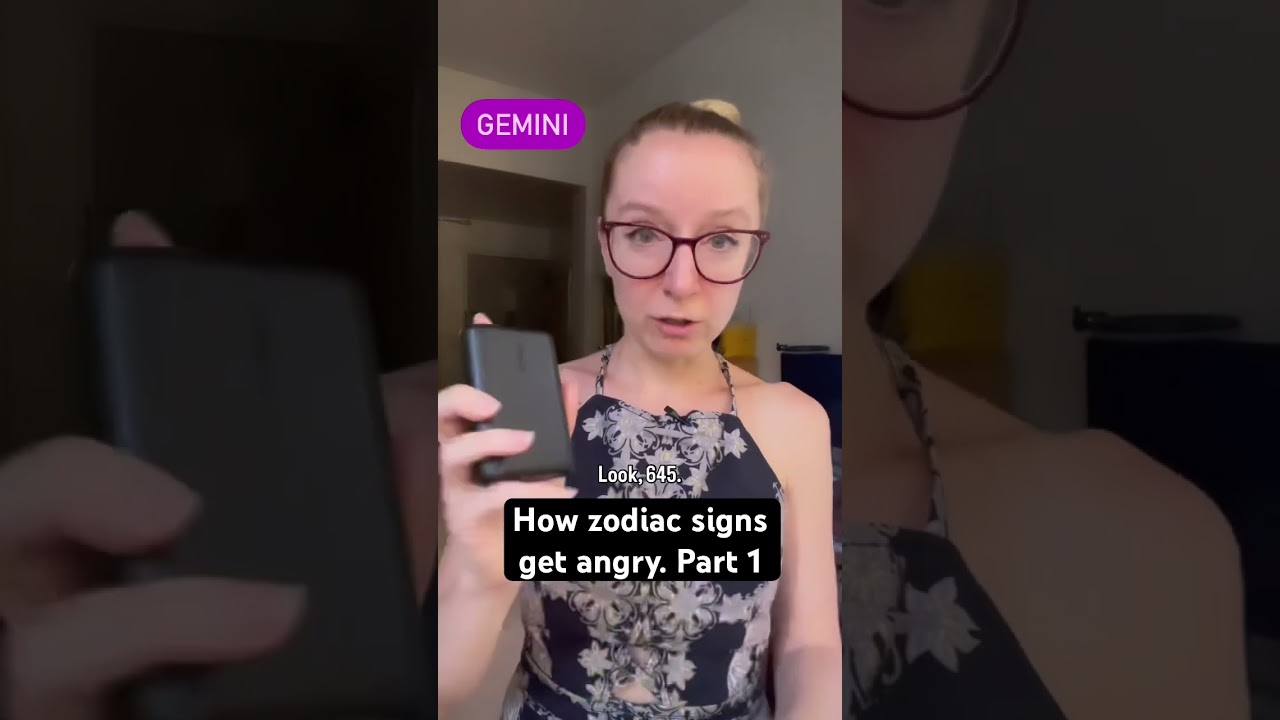 How zodiac signs get angry. Part 1 