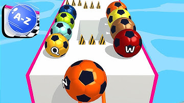 A-Z Run ​- All Levels Gameplay Android,ios (Levels 182-185)