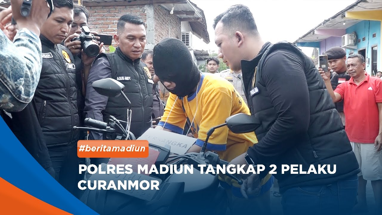 MADIUN - Polres Madiun Tangkap 2 Pelaku Curanmor