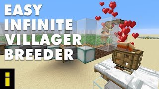 Easy Infinite Villager Breeder For Minecraft (Tutorial)