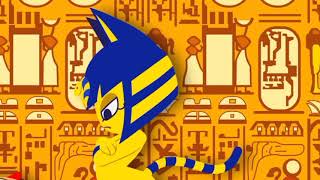 Egyptian cat dancing  (but it's 3X faster) Zone Ankha