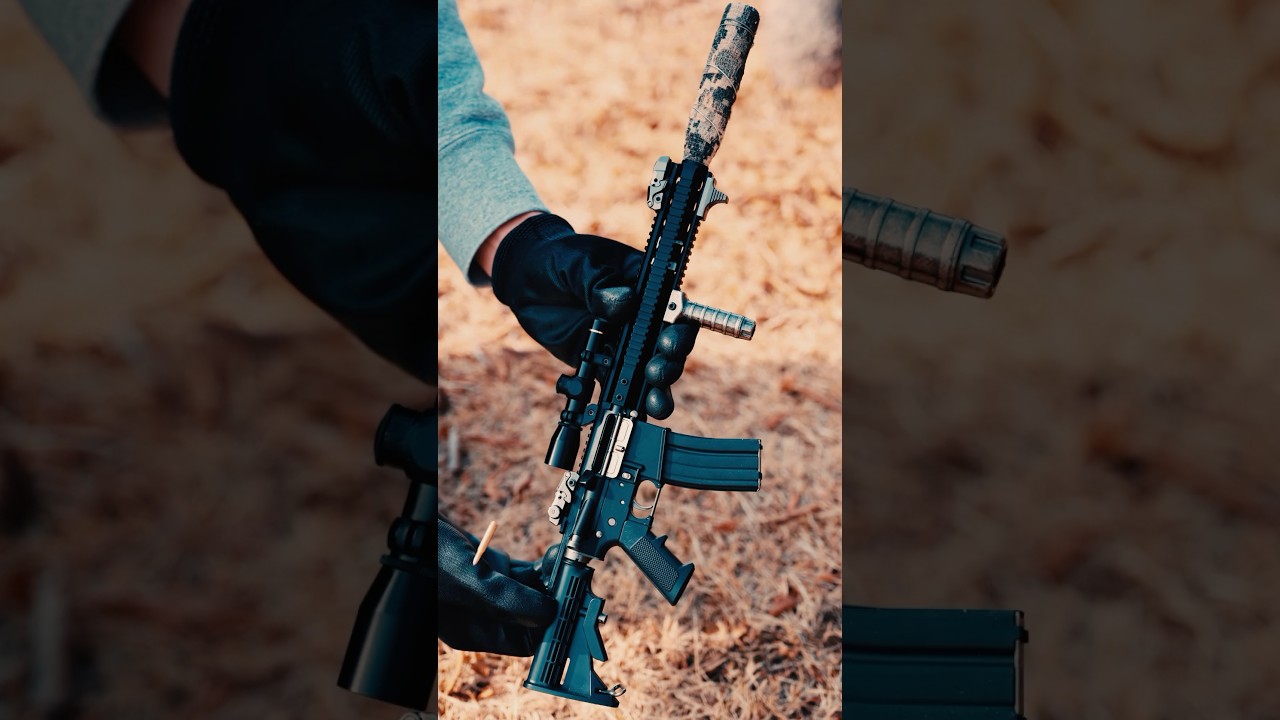 Alloy Army Miniature M4A1 Shell Ejecting (non-firing diecast model) 👍