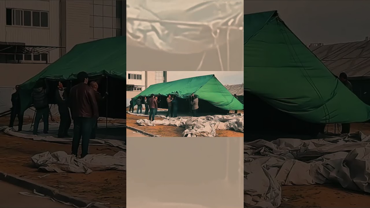 Military Camping Tent | All-Weather Army Field Shelter