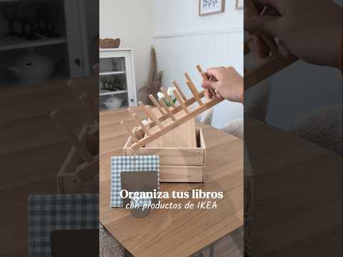 Organiza tus libros 📚 #ikea #libros #books #ideas #organization #ordena