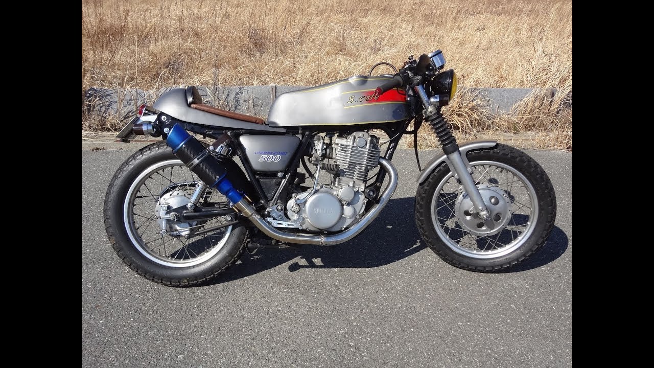SR500 バイク弄り その4 マフラー交換 - YouTube