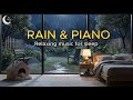 Rainy Garden Night – Cozy Room, Sleeping Dog &amp; Soft Piano | Moon Melody