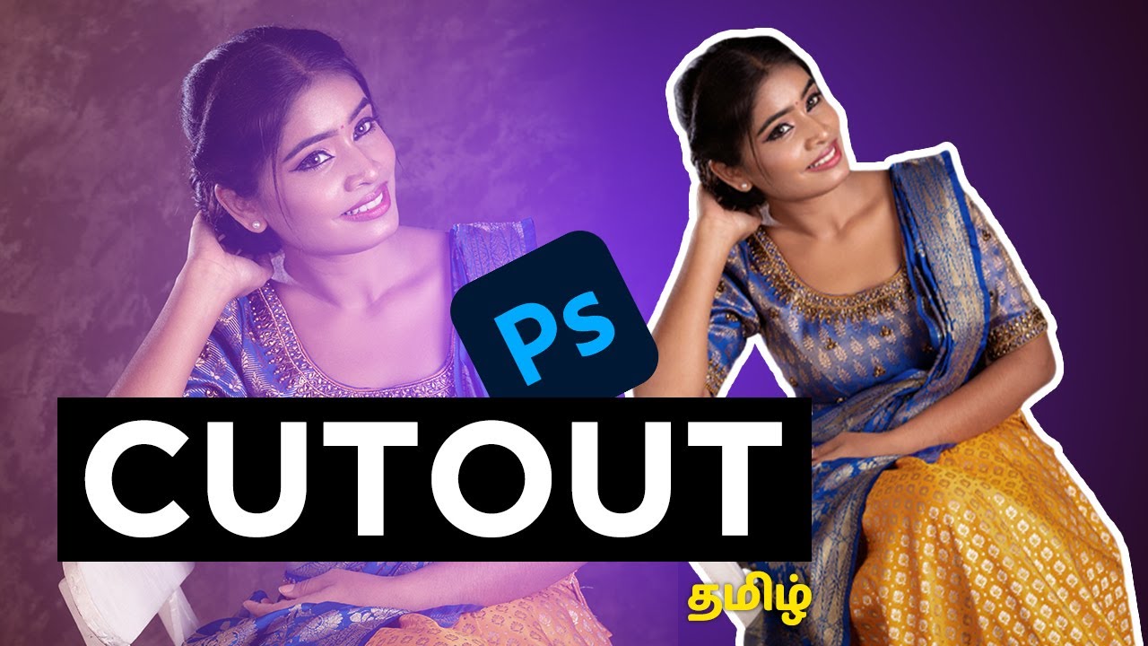 Background Change In Photoshop | cutout tamil | photo cutout | pentool | selection tool