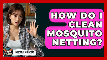 How Do I Clean Mosquito Netting? - Insects and Invaders
