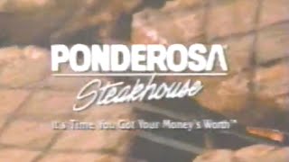 1997 Ponderosa Steakhouse Ribeye and Salad Buffet Commercial