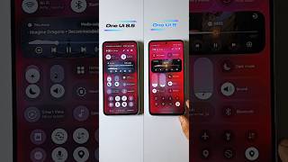 One Ui 8.5 vs One Ui 9 Quick Panel Comparison | Samsung