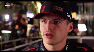 Max verstappen Post Qualifying interview Saudi Arabia Grand Prix #f1 #maxverstappen