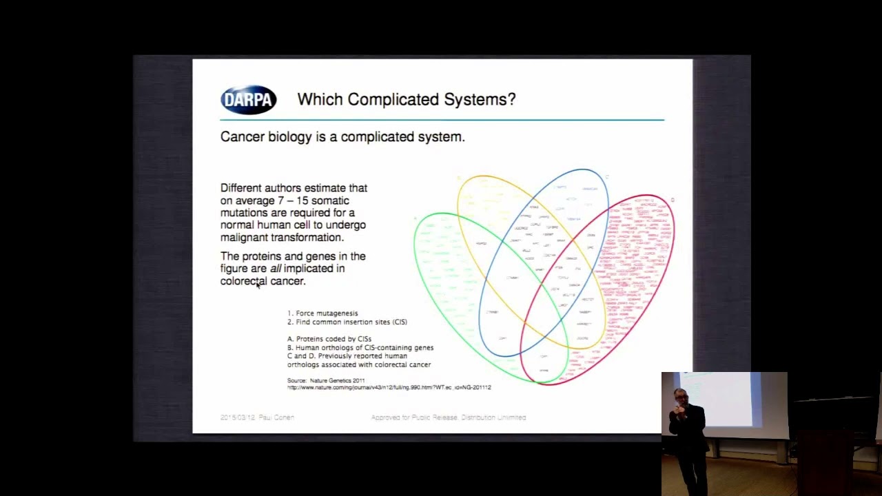 Acquiring Big Mechanisms by Reading Primary Literature – Paul Cohen (DARPA, the U of Arizona) - 2015