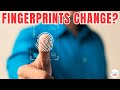 اختبار حول بصمات الأصابع