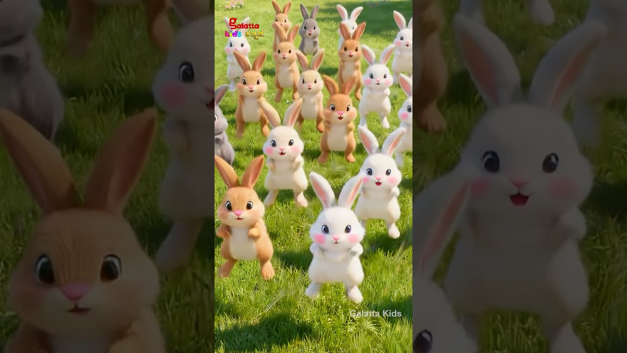 ನೋಡು ನೋಡು ಕೃಷಿ ತೋಟದ ಪ್ರಾಣಿಗಳು - Farm Animals Song | Nursery Rhymes for Kids | Galatta Kids | Shorts