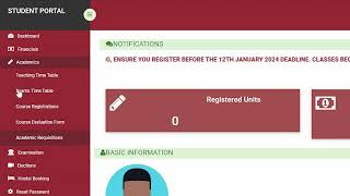 Celebrity Over view of the SPU Student Portal Profile