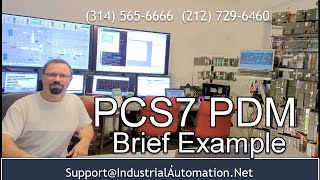 PCS 7 PDM example (Siemens Training)