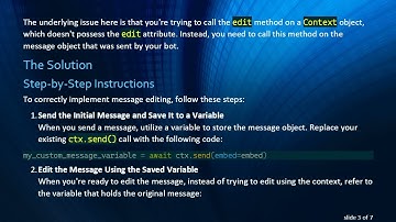 How to Edit a Message Using discord.py