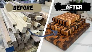 Turning Scrap Lumber Into Beautiful Cutting Boards | Woodworking DIY