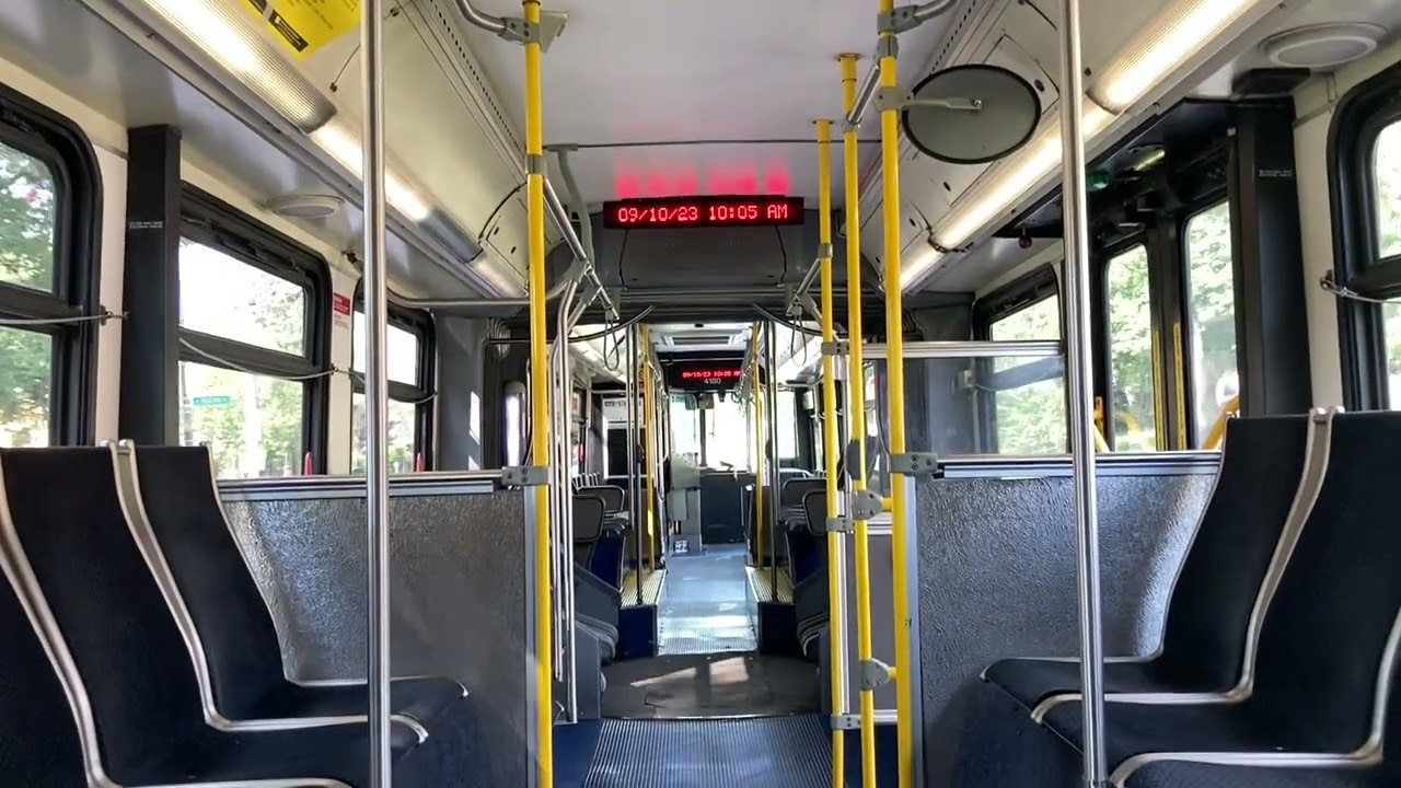 CTA On Board Riding 2009 New Flyer DE60LF Bus 4180 on Route J14 Jeffery Jump Northbound to Downtown