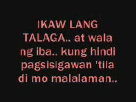 Ikaw Lang Talaga w/ Lyrics ( Yeng Constantino )