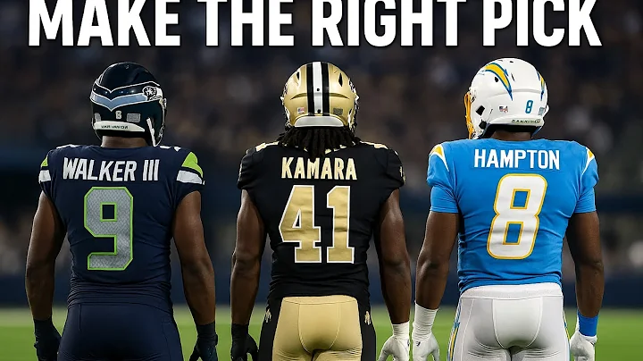 RB Tier Breakdown 2025: Kamara vs Walker vs Hampton – Who Should You Draft?