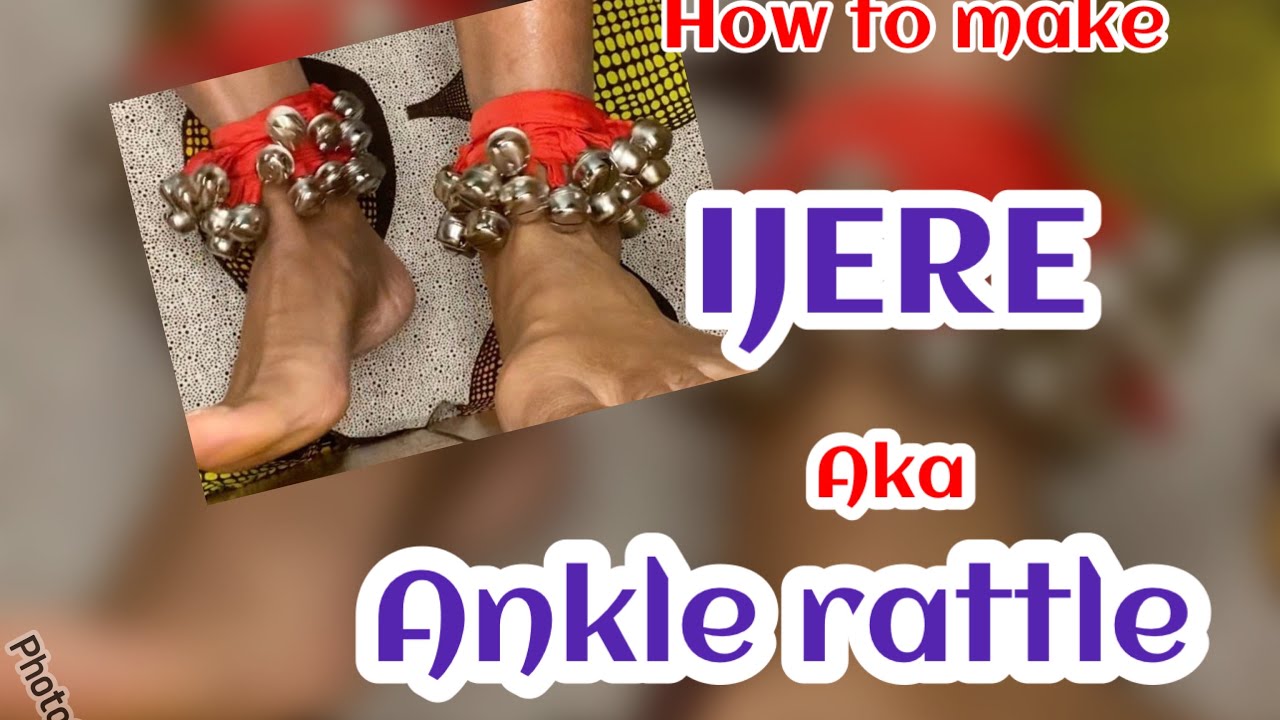 DIY Ijere / Ankle Bracelet with Jingle Bells & Ribbon | Easy Step-by-Step Tutorial