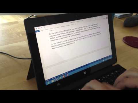 Microsoft Word on the Surface RT: How Slow Is It?