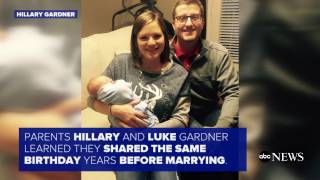 Newborn Shares Birthday With Mom And Dad Newborn Shares Birthday With Mom And Dad