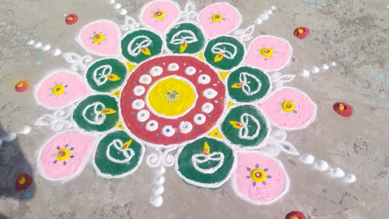 Beautiful Rangoli Designs for Diwali | Easy Step-by-Step Rangoli ...